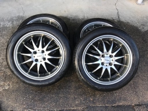 走行距離の少ない夏タイヤ　アルミ付き