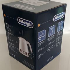 【新品・未使用】電気ケトル　デロンギ　KBLA1200J-Wの画像