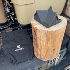 【成約済】【キャンプ】【薪割りクサビ】awnec三刃クサビ【中古品】