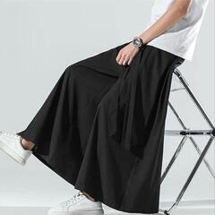 決まりました！値下げ！美品✨ワイドパンツＸＬブラック男女兼用出来...
