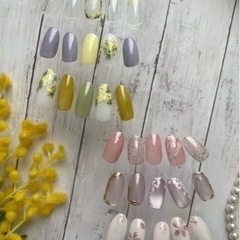 nail salon  Shara    ☆ミモザ&桜ネイル☆