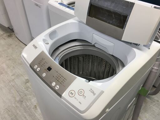 洗濯機の分解クリーニング行っています！配送設置込み　ハイアール7.0K洗濯機　2018年製　分解クリーニング済み！！