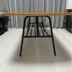 鉄脚ローテーブルの画像