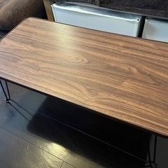 ※お引き渡し者決定しました。　折り畳みローテーブル　木目調ブラウン