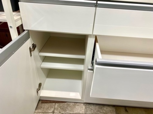 ニトリ キッチンカウンター キュリー2 食器棚 レンジ台 キッチン 収納 
