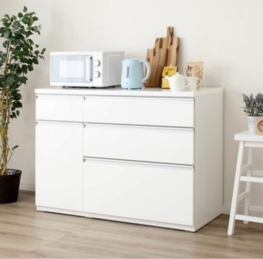 ニトリ キッチンカウンター キュリー2 食器棚 レンジ台 キッチン 収納