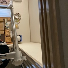 ポールハンガーラック（ホワイト）の画像