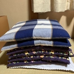 【値下げ】日常使い　座布団　7枚セット