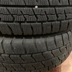 差し上げます！鉄チン　14インチ　4穴　スタッドレス付　4本セットの画像