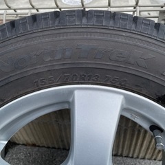 スタッドレスタイヤ　155/70R13 の画像