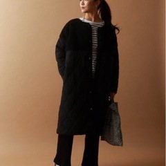 引取り先決定【libelle more】ボアキルティングロングコートの画像