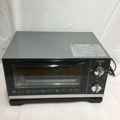 【北見市発】東芝 TOSHIBAオーブントースター HTR-YDH5(S) 2013年製 黒 調理家電 1200W (E2504wY)の画像