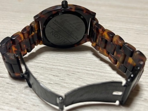 NIXON ニクソン  タイムテラー 腕時計 ベッコウ柄（電池付）手首約13〜14cm