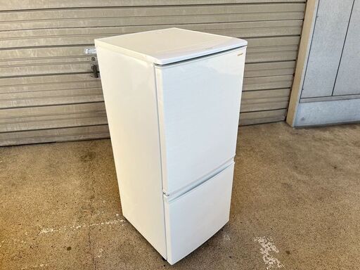 2ドア冷蔵庫 シャープ 137L  SJ-D14D-W 2017年製 中古動作品 クリーニング済