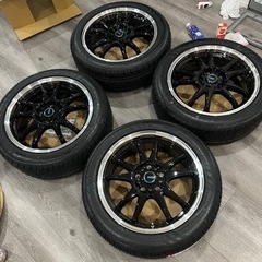 激安5zigen17インチタイヤホイールセット！の画像