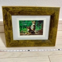 外国のオオカミの切手