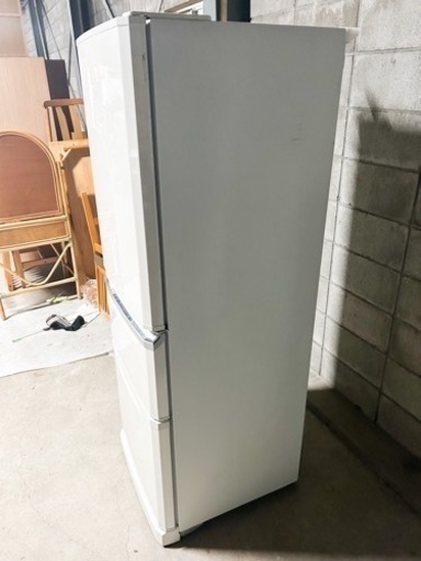 2017年製 三菱 3ドア冷蔵庫 MR-C34C-WR 新生活 引越し 転勤 大容量 335L