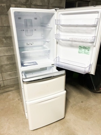 2017年製 三菱 3ドア冷蔵庫 MR-C34C-WR 新生活 引越し 転勤 大容量 335L