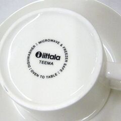 iittala ティーマ カップ＆ソーサー 2客セット ホワイト TEEMA 洋食器 C/S イッタラ 北欧 札幌市 厚別区の画像