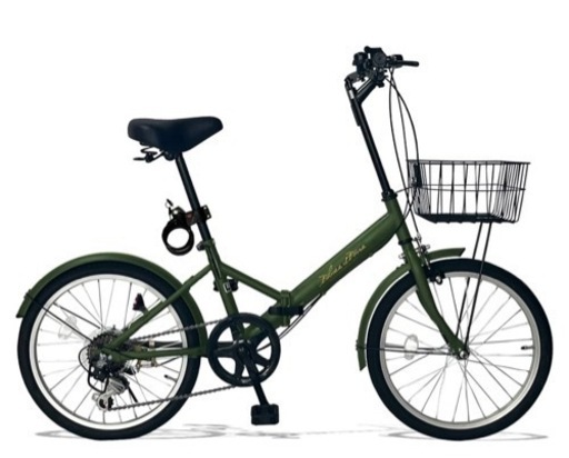 (決まりました)AIJYU CYCLE 折り畳み自転車 20インチ カーキ