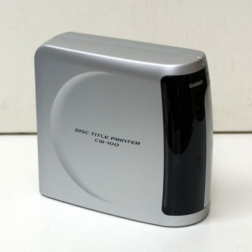 動作確認済み CASIO DISCタイトルプリンター CW-100 熱転写方式 ディスクに直接プリント 300dpi 黒/銀インクリボン付属 カシオ 札幌市 清田区 平岡 動作確認済み CASIO DISCタイトルプリンター CW-100 熱転写方式