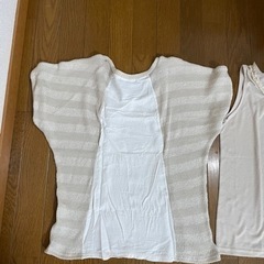 レディース　セットコーデ　タンクトップ＆トップス　Mの画像