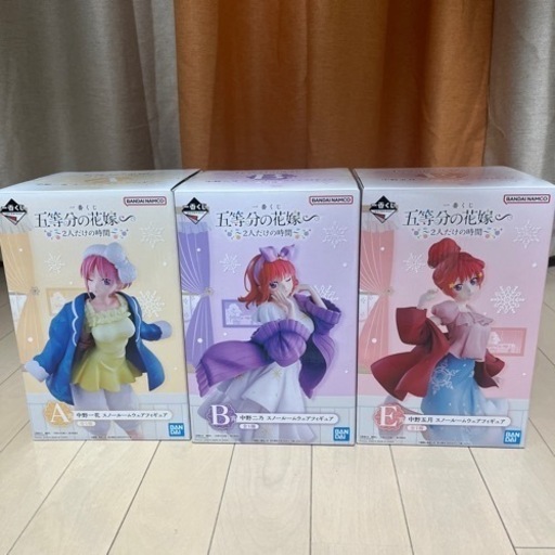 五等分の花嫁　一番くじ　フィギュア