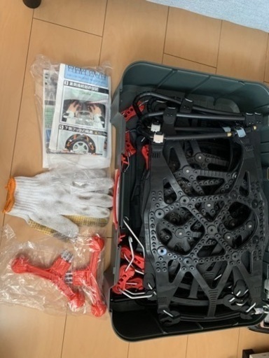 【美品】日本製非金属タイヤチェーンバイアスロン16〜19インチ