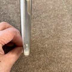 iPhone13 クリアケース　シルバーの画像