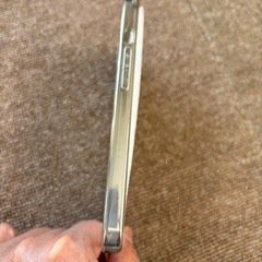 iPhone13 クリアケース　シルバーの画像