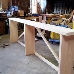 カウンターテーブル　オーダーの画像