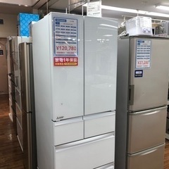 安心1年保証！ MITSUBISHI/三菱 6ドア冷蔵庫 2022年製 470L MR-WX47G-W1 三菱電機 冷蔵庫 470L 観音開き 6ドア 幅65cm 切れちゃう瞬冷凍 氷点下