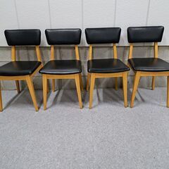 QUON クオン オーツー ダイニングチェア 4脚セット 幅43...