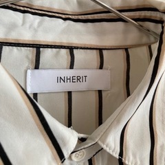 INHERITストライプシャツ/サイズLの画像