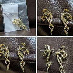 スタッドピアス アシンメトリー（新品）の画像