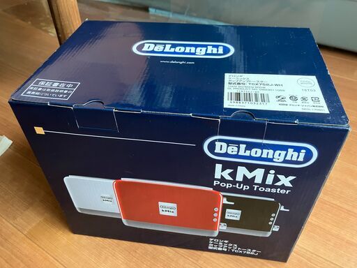 値下げしました⭐︎【未使用品】デロンギケーミックスポップアップトースター　TCX752J-WH　新生活