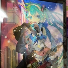 初音ミク　3Dポスター