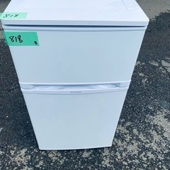 ER 818番　ELSONIC 家庭用ノンフロン冷凍冷蔵庫　EJ-R832W