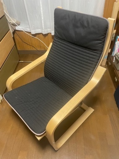 IKEA！イケア！チェア！オットマン付き