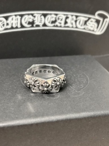 【正規品】クロムハーツペンタゴンリングCHプラス