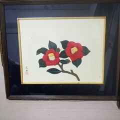 激安商品多数出品中。押し絵。