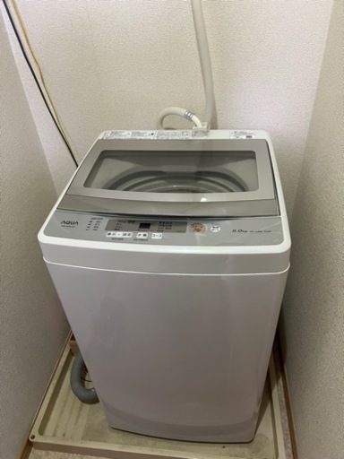 【中古】AQUA洗濯機 AQW-GS50H(W) 2020年製 5kg