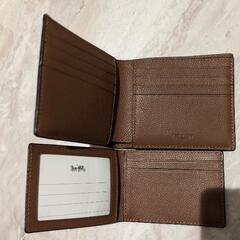 COACH　二つ折り財布＋パスケースの画像