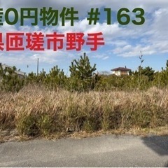 千葉県匝瑳市野手 #163 不動産0円物件