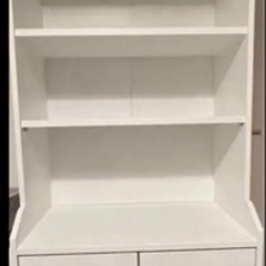 IKEA ハイキャビネット　ホワイト　傷汚れあり　引き取り限定