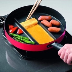 お値下げ！アーネストのセンターエッグパン ガスコンロ専用