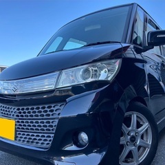 走行10万キロ！月々9千円〜分割払い可❗️ 車検2年付き！【名義変更代込み】大人気☆スズキ パレットSW☆HDDナビ付き☆TV見れます☆バックカメラ付き☆電動スライドドア☆ドラレコ付き☆スマートキー☆フルオートエアコン☆社外アルミ☆事故修復歴無し☆そのまま乗って帰れます‼️の画像