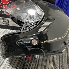 ヘルメット　kabuto b+com付の画像