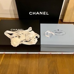 シャネルとプラダの空箱　ボックス　ブーツ用の画像