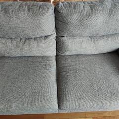 （取引終了）ファブリックソファ　ニトリ　ソファー 3人掛け　2/...